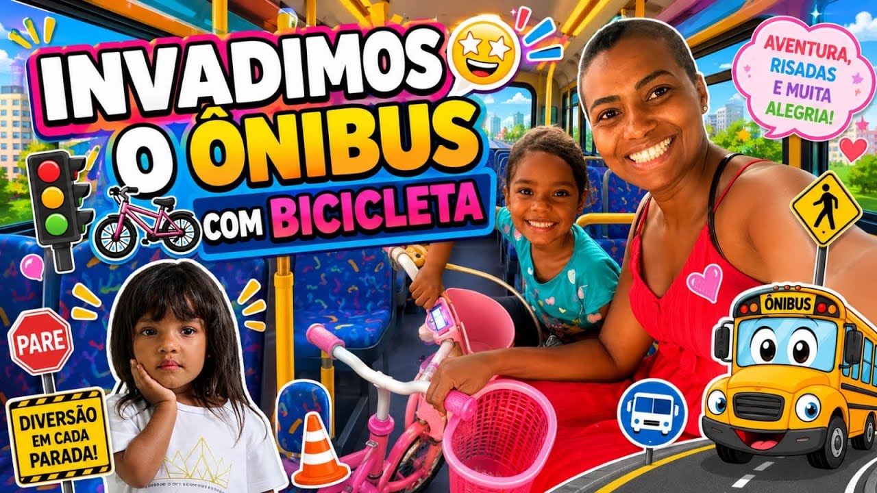 INVADI UM ÔNIBUS COM A BICICLETA CHLOE BEE 🐝