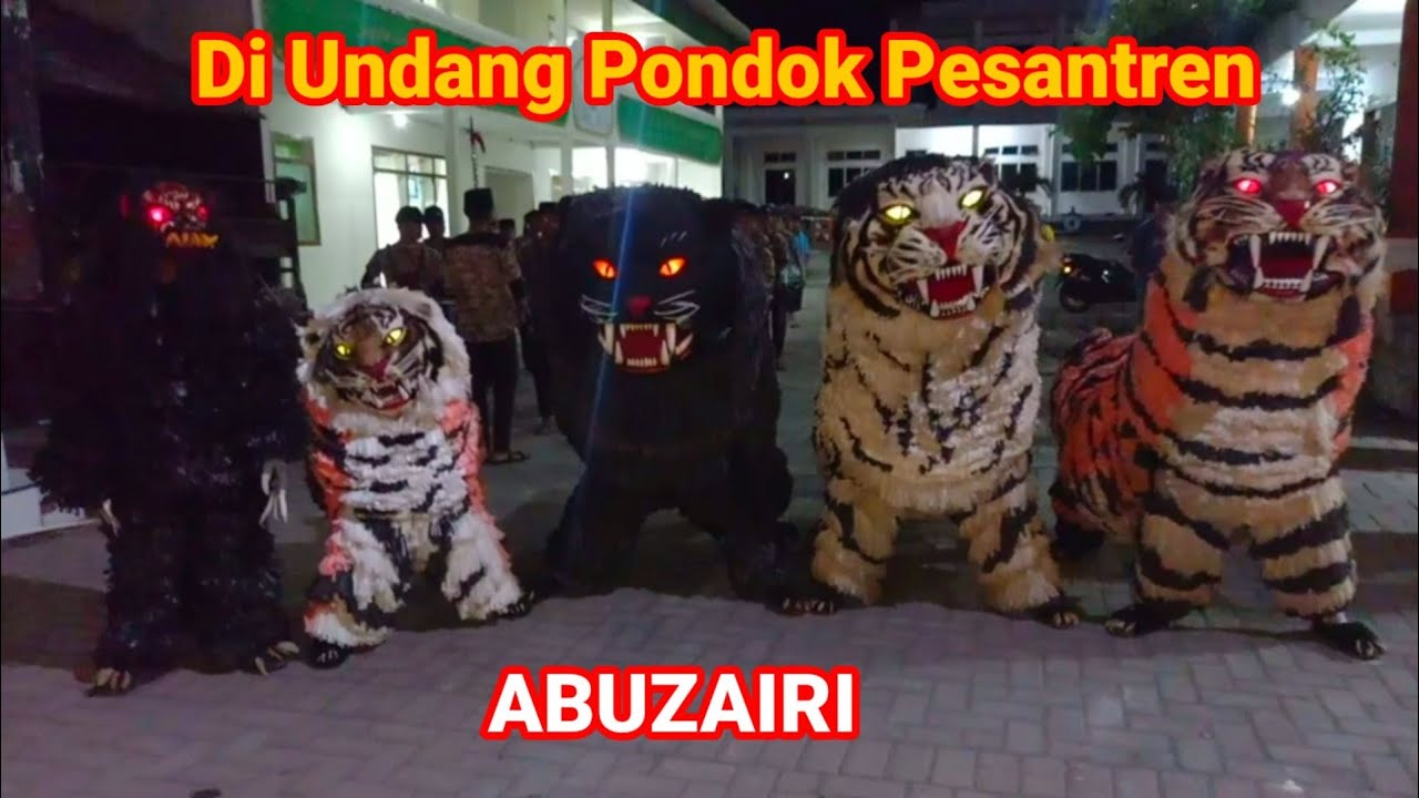Can macanan singo Raung cilik di undang Pondok pesantren ABUZAIRI pakesan