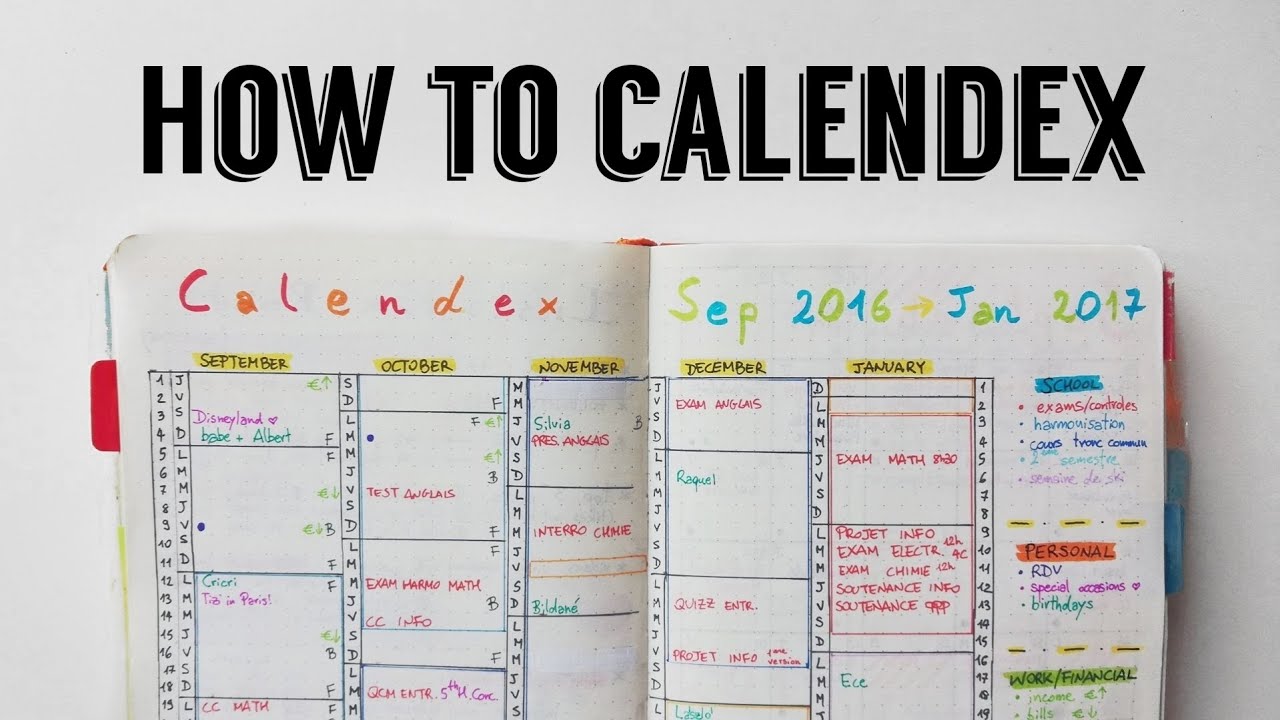 How to Calendex | The Boosted Journal