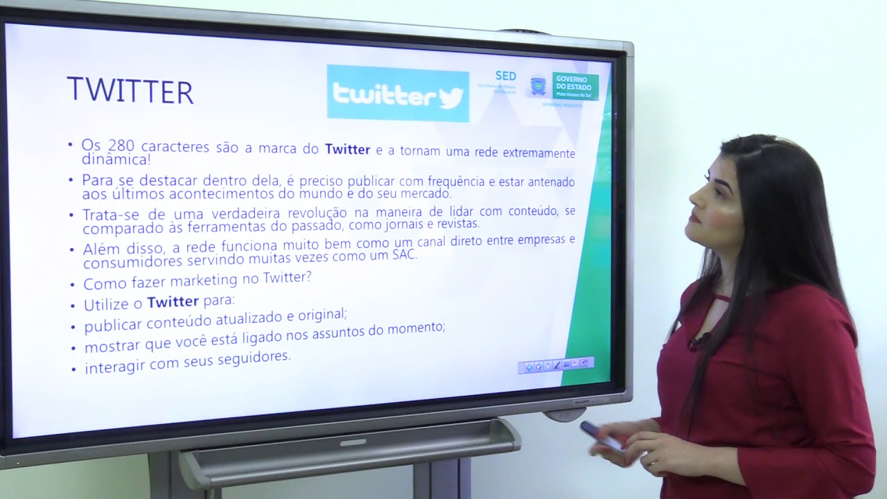 Videoaula Téc  Administração   Mídias Sociais Relacioanadas a Profissão   Lídia Cabral