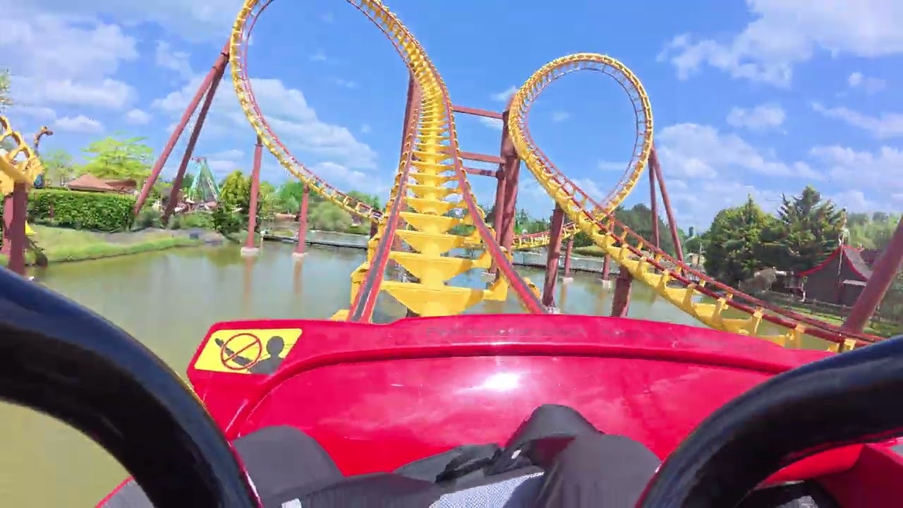 Parc Astérix Goudurix Front Row POV May 2025