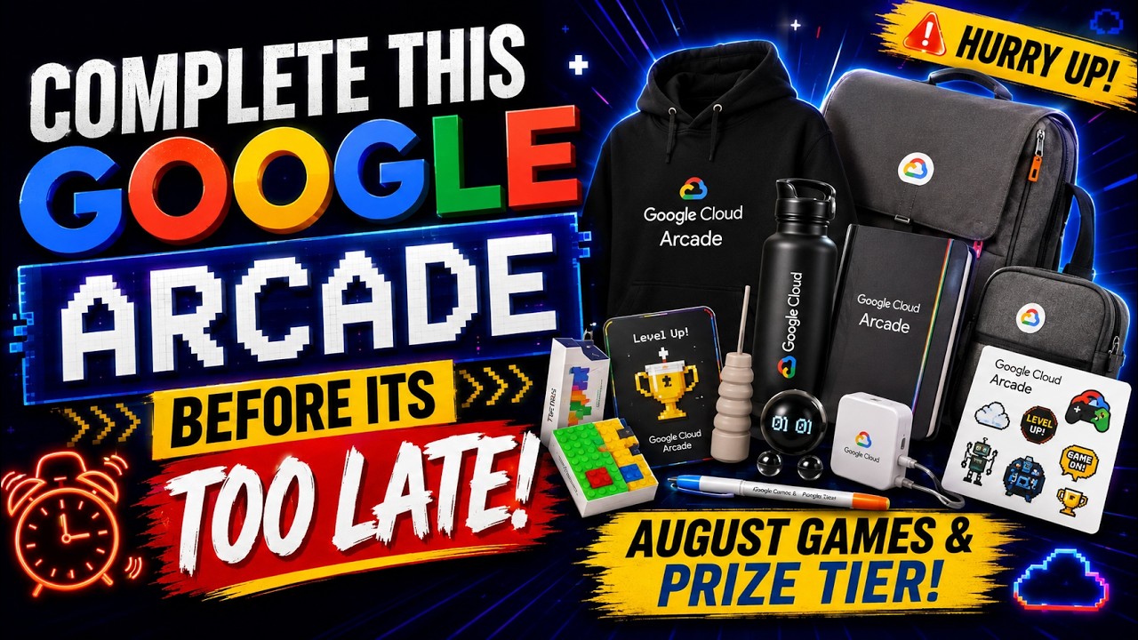 Google Arcade Facilitator 2026: Complete These Before It&rsquo;s TOO LATE! || August Games & Prize Tier
