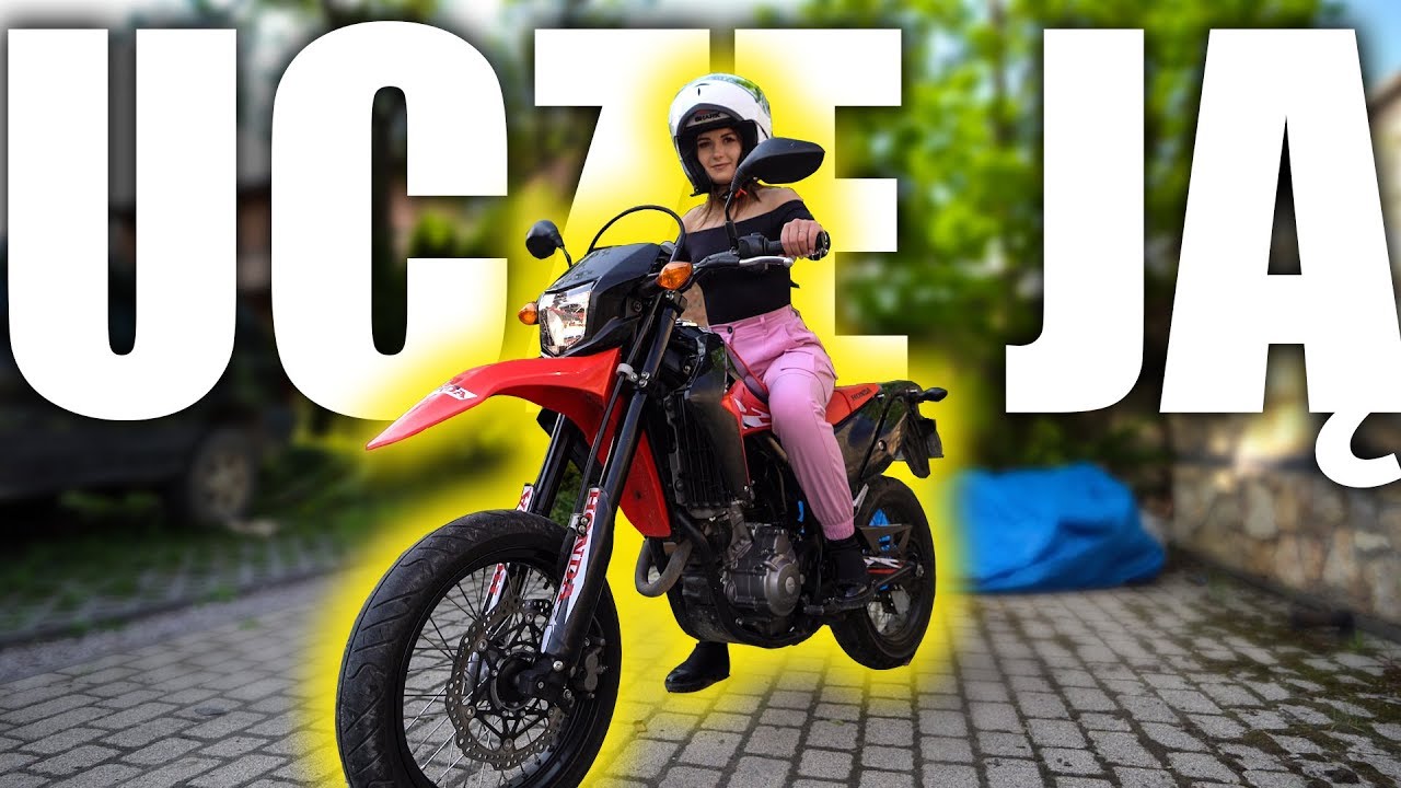 UCZĘ MOJĄ DZIEWCZYNĘ JEŹDZIĆ NA MOIM MOTORZE! *SZOK*