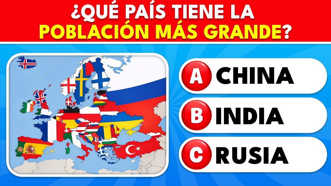 ¡La prueba de conocimiento COMPLETA! 🧠🌍 50 preguntas: ¿Cuánto sabes? | Knowlio - ES