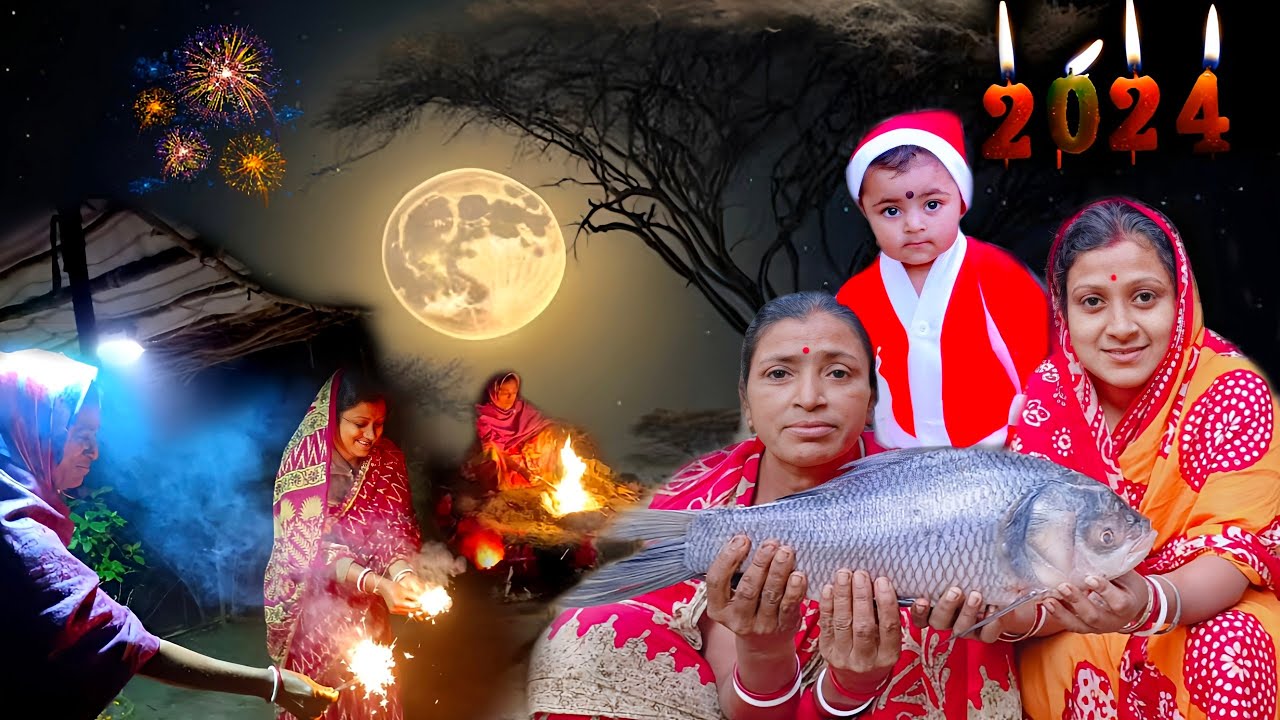 Village life of indian women her daily morning to night routine in heavy fog। New year celebration🎉