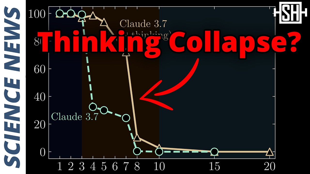Bombshell Paper Shows AI Has Thinking Collapse. Or Does It?
