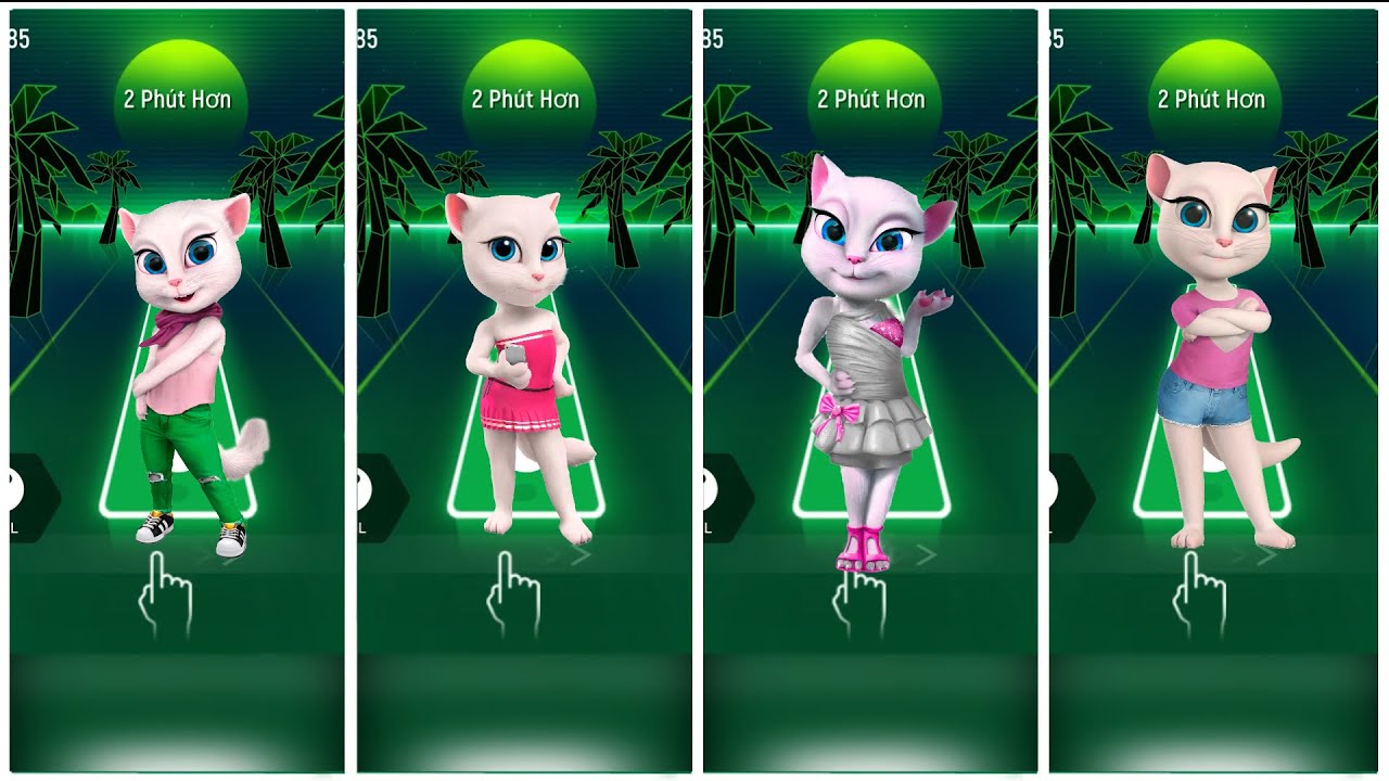 My Talking Angela 2  TILES HOP COFFIN DANCE COVER