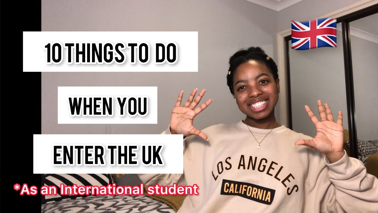 10 THINGS TO DO AS SOON AS YOU ENTER THE U.K🇬🇧 | BRP, G.P, Bank acc, ....| International Student