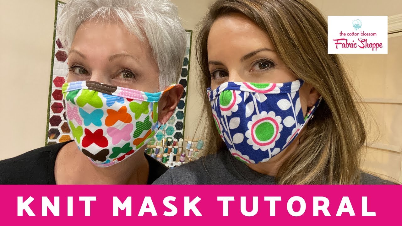 Comfortable Knit Mask Tutorial with the Baby Lock Serger!