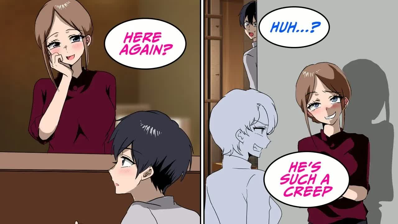 【RomCom】I found out that the waitress I was in love with secretly looked down on me【Manga Dub】