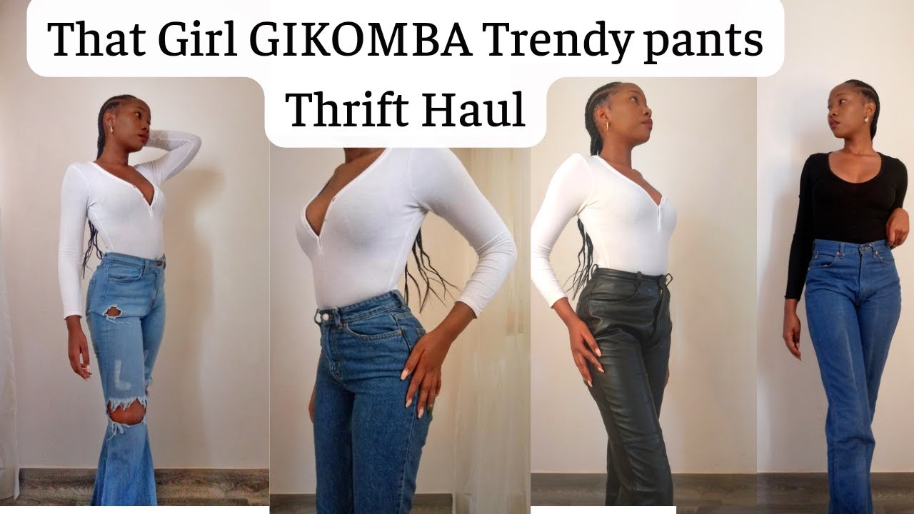 GIKOMBA THRIFT HAUL: Where To Find trendy pants in Gikomba // Cargo pants for ksh.100-400