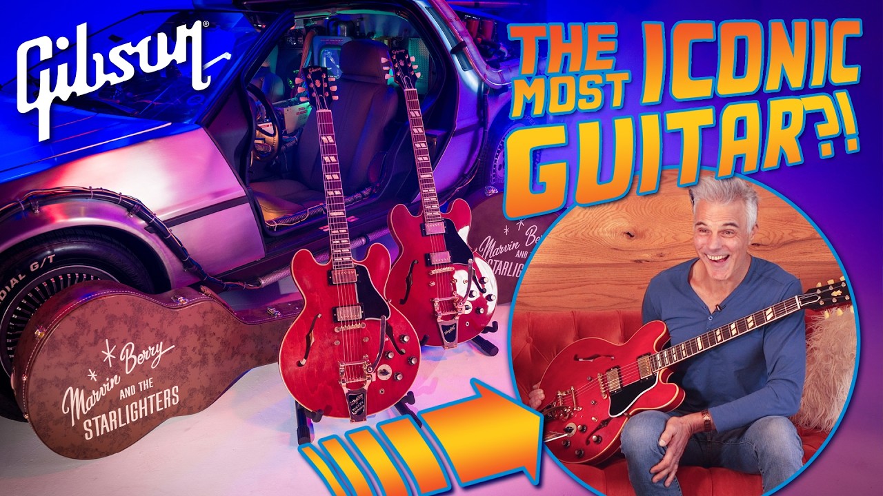 Подписная гитара Марти МакФлая: Gibson 1955 ES-345