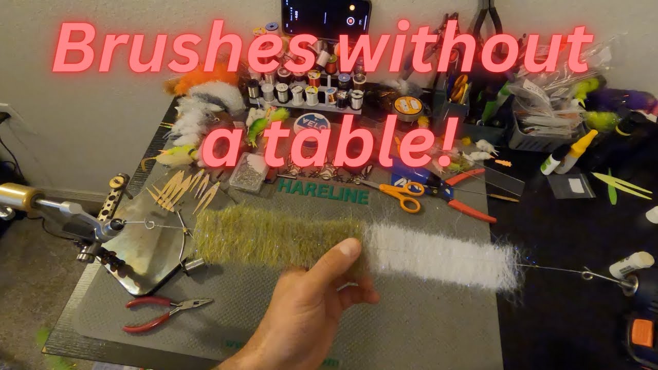 How to make Brushes without a dubbing brush table!
