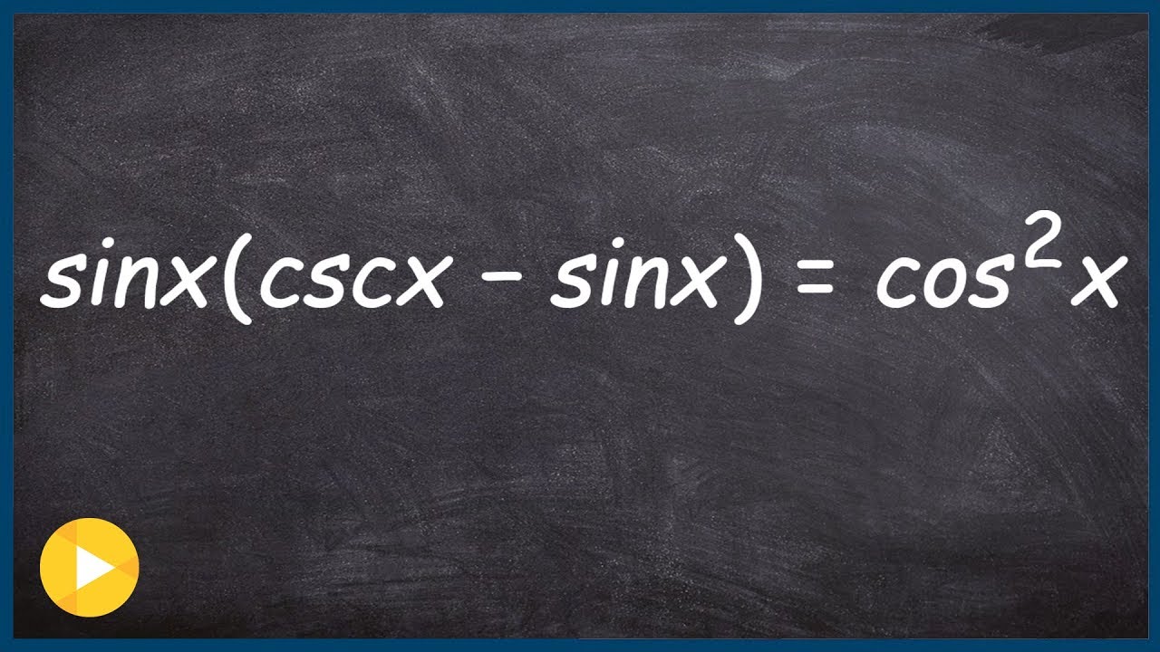 Learn how to verify an identity by multiplication