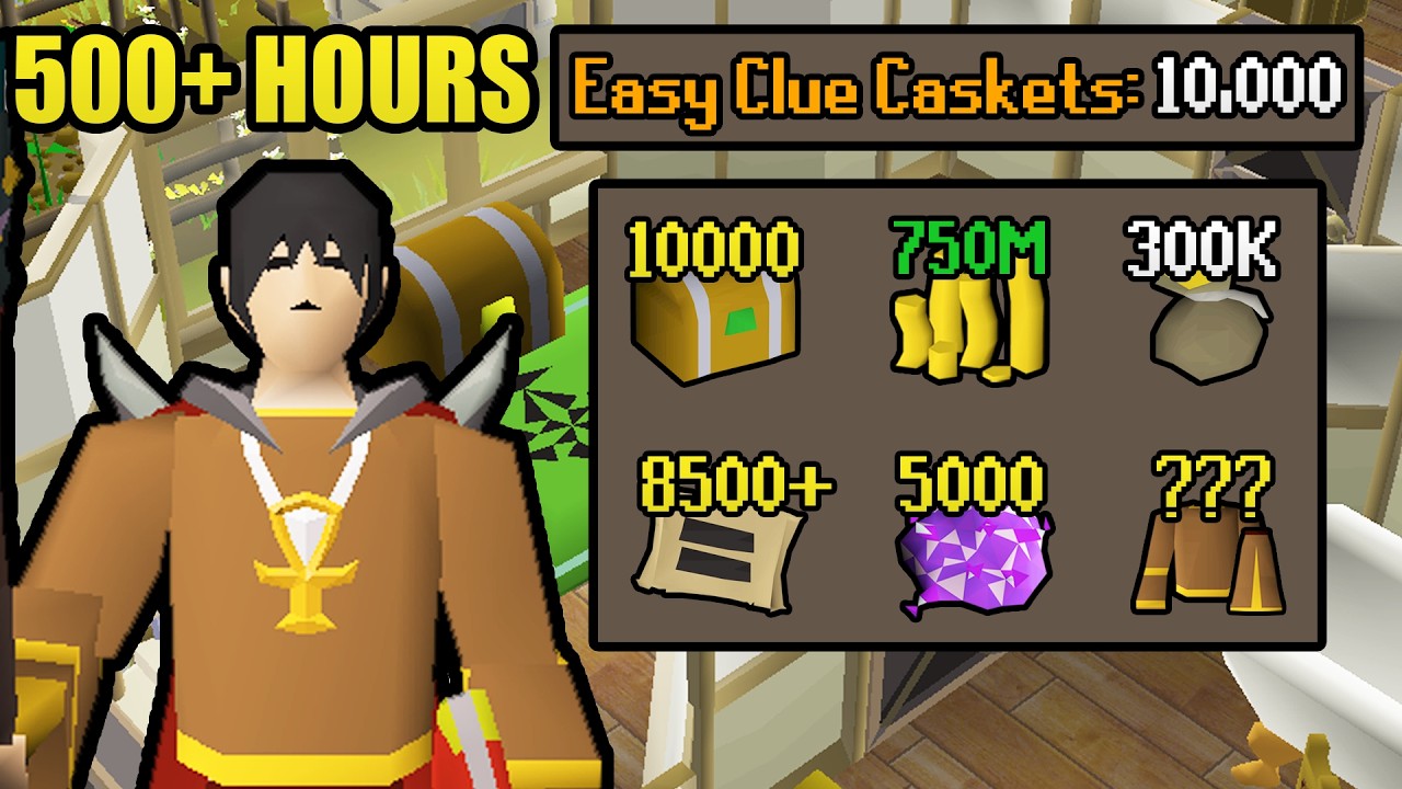 I Opened 10,000 Easy Clue Caskets | UIM Collection Log Completionist (#73) [OSRS]