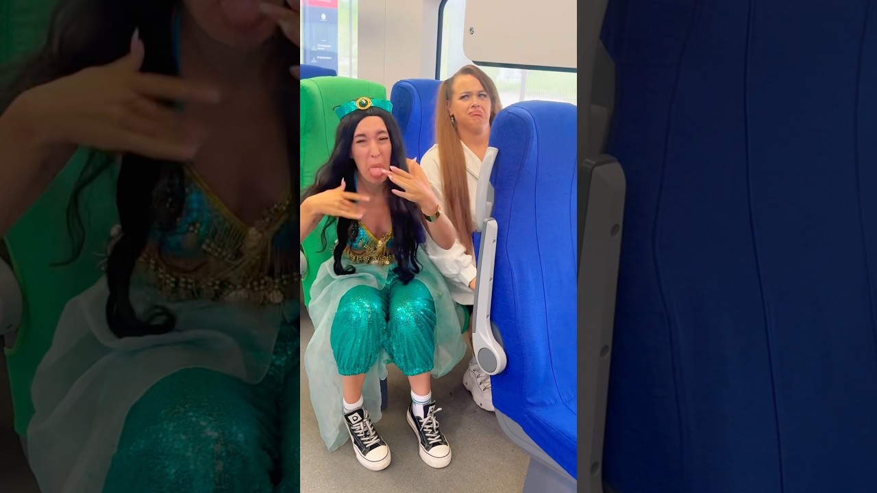 Jasmine's failed subway prank&hellip;😳😬🤭 (not for kids) #jasminemeyer