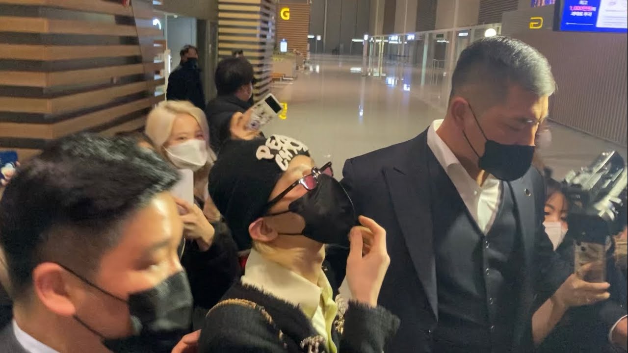 20220503 BIGBANG 빅뱅 G-Dragon 지드래곤 Incheon Airport Departure 인천공항 출국
