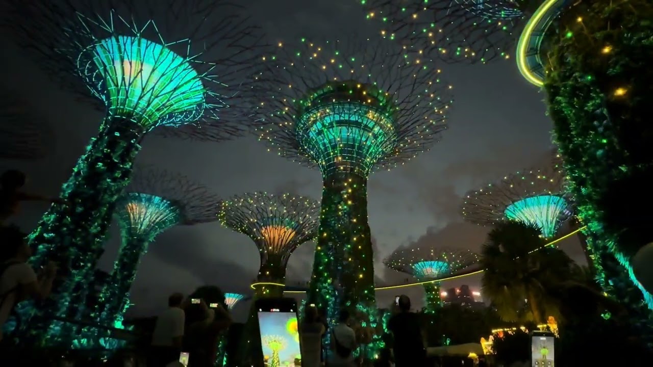 Singapur lights show