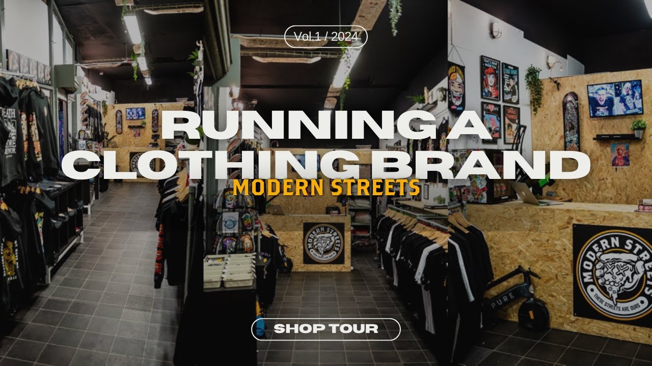 Running A Clothing Brand:  Shop Tour, Vlog 1