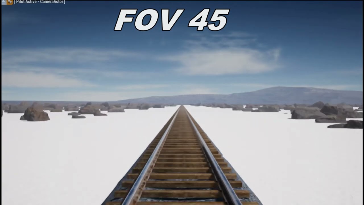 Perception of Speed Changes with Field of View FOV Gaming Video Game FPS