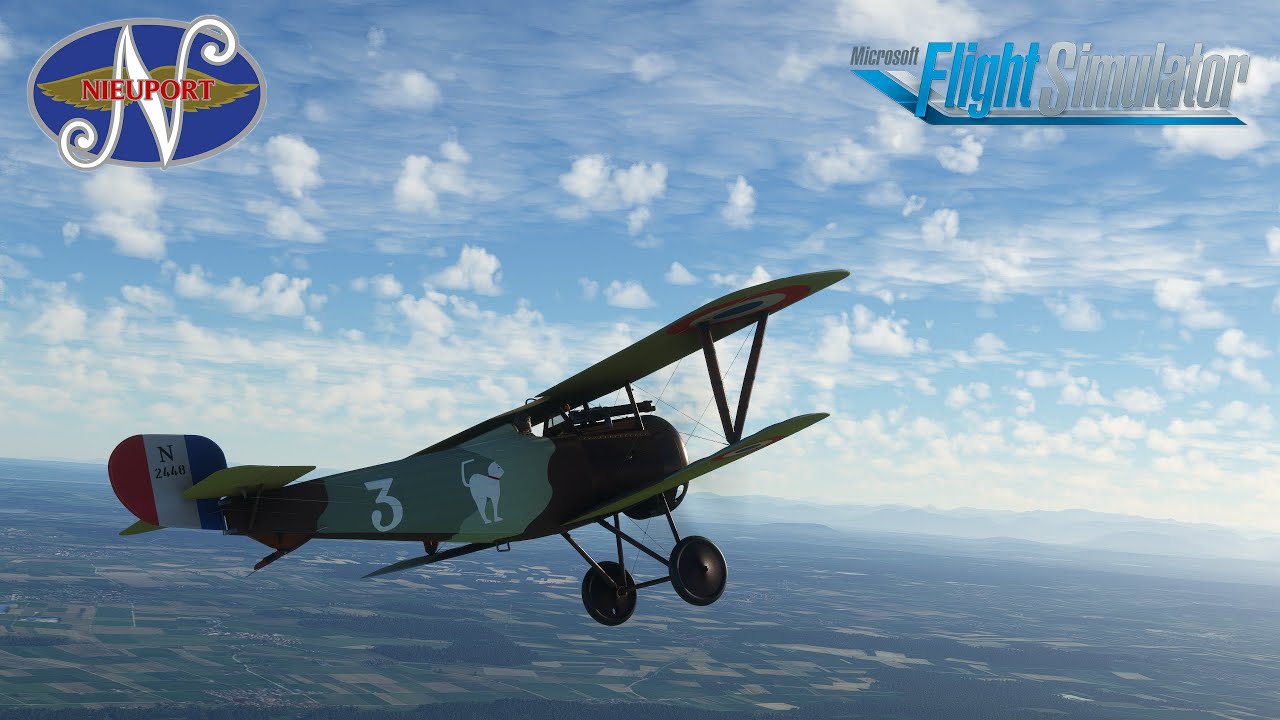Flysimware Nieuport 24 [BETA version] - First aerobatic display - Microsoft Flight Simulator
