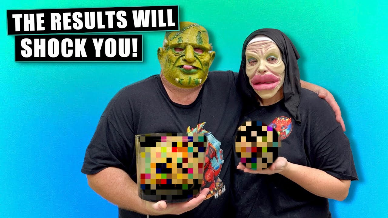 12 Month Resin Pumpkin Update + We Made Halloween NERD Skulls - Ben's Worx Vlogs
