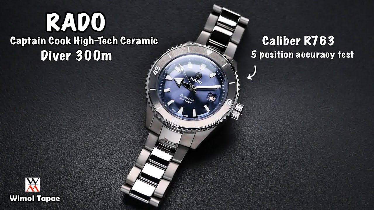 NEW Rado Captain Cook High Tech Ceramic Diver - Wimol Tapae