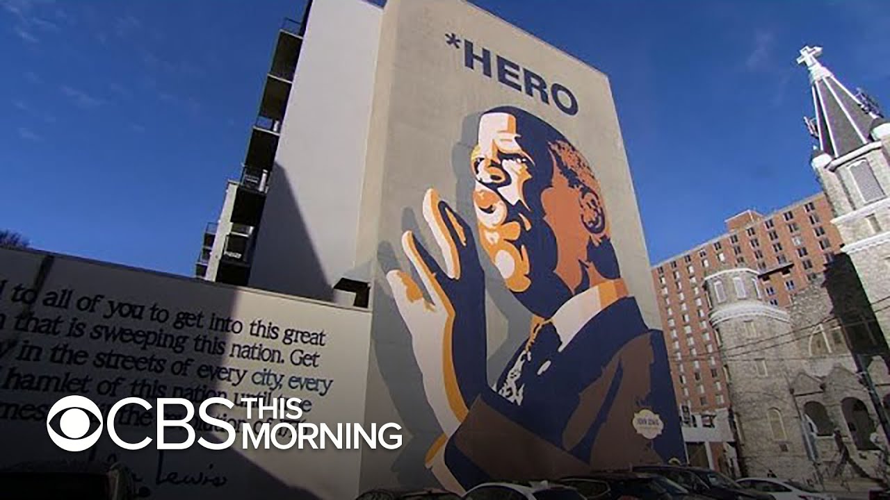 Giant murals highlight Atlanta's civil rights journey
