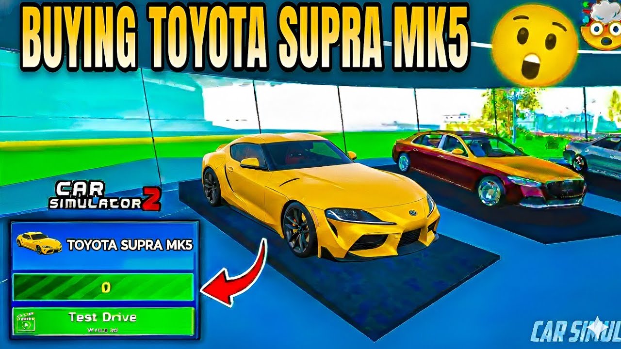 Как разблокировать TOYOTA SUPRA MK5 😱 в Car Simulator 2