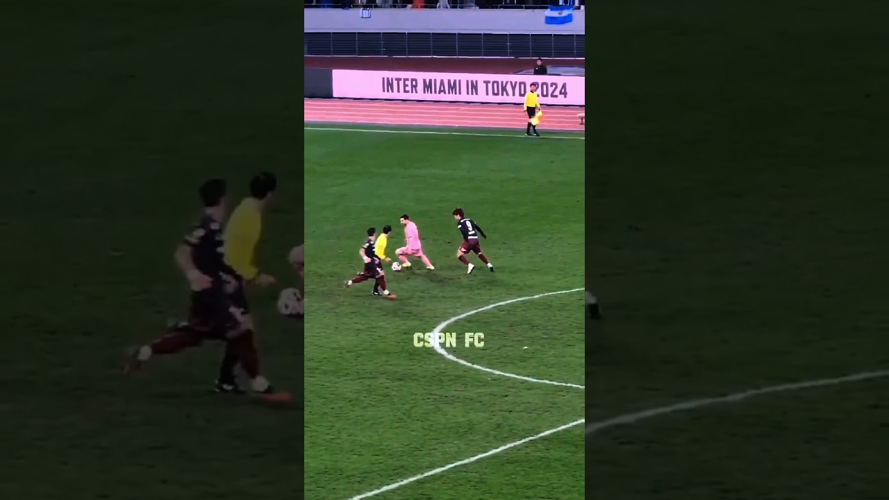 Messi Skill Reaction by japanese Fans#messi #footballshorts #shorts