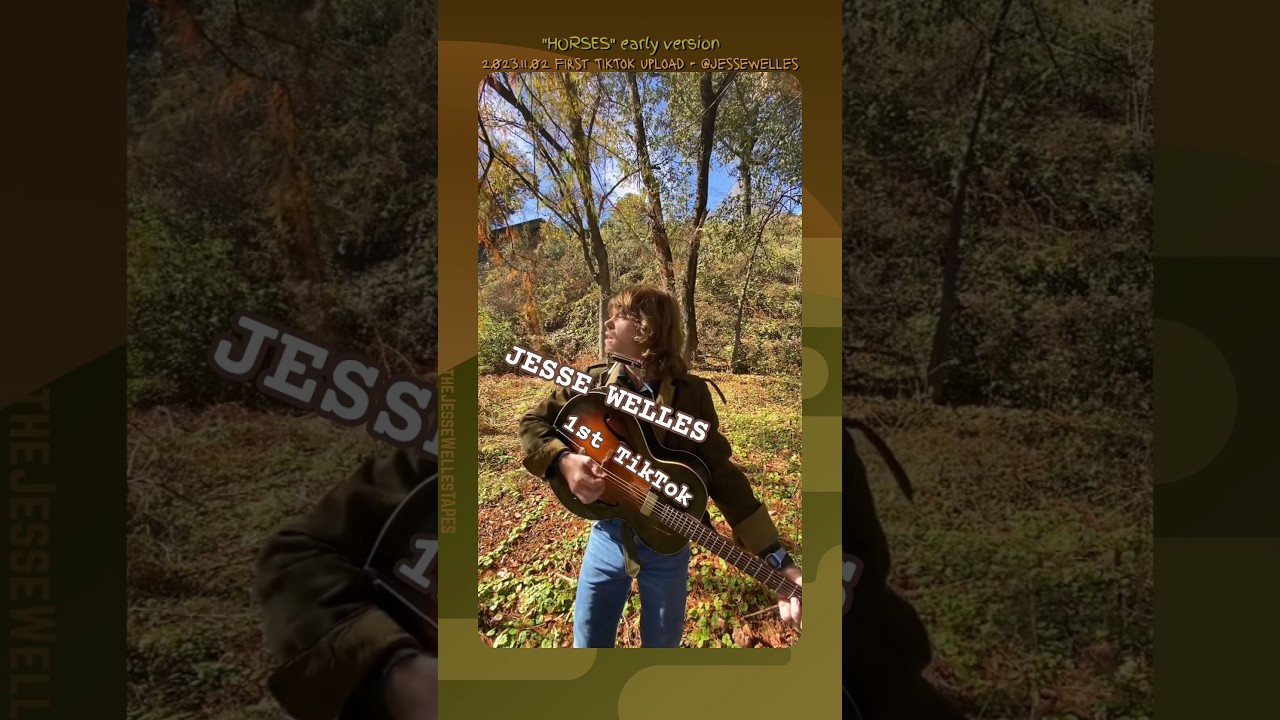 Jesse Welles' first TikTok - November 2023 🍂