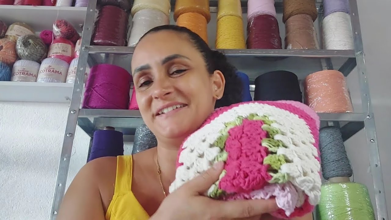 Tapetes de crochê no rosa!🌹✨️#crochet #crochê #tapetedecroche ta