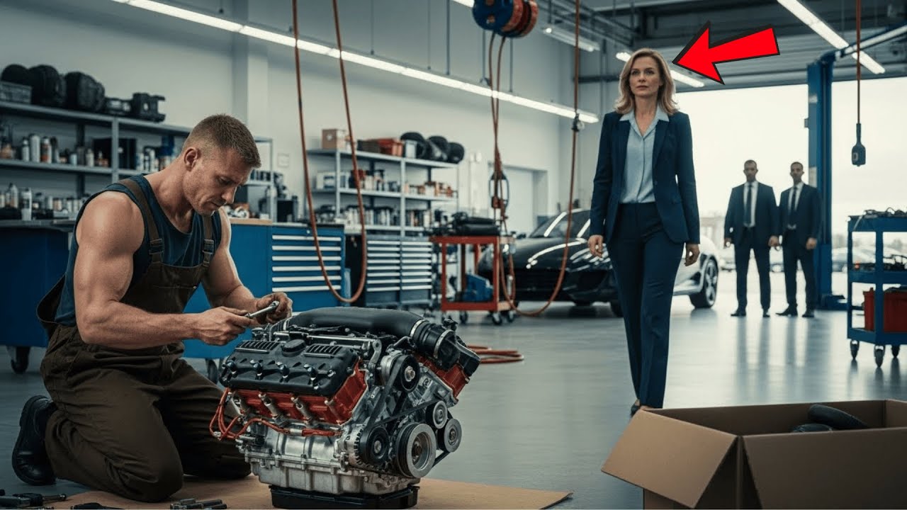 Meccanico Povero Ripara Il Motore Della Ferrari Della Miliardaria — E Lei Gli Chiede Ora Di Sposarla