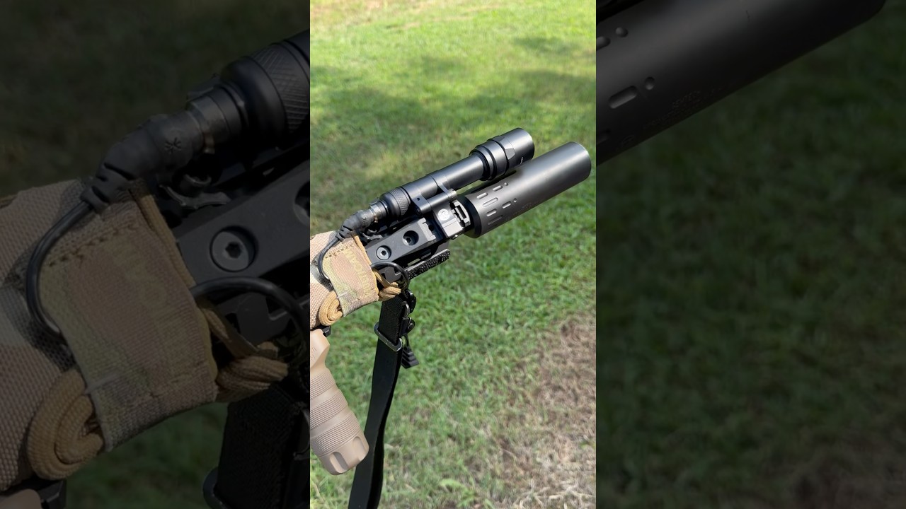 BCM Build🫶🏽Gemtech Trek 2 suppressor/surefire scout light/Holosun   AEMS/Magnifier #ar15news #556
