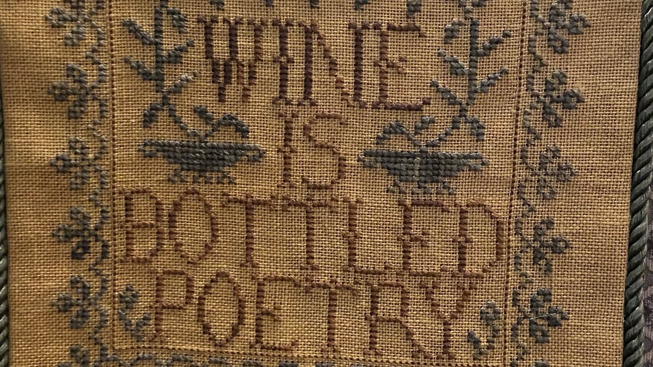 “POETRY IN MOTION” & MUCH MORE…Grab your current Cross Stitch and join Country Stitchers! CSV175