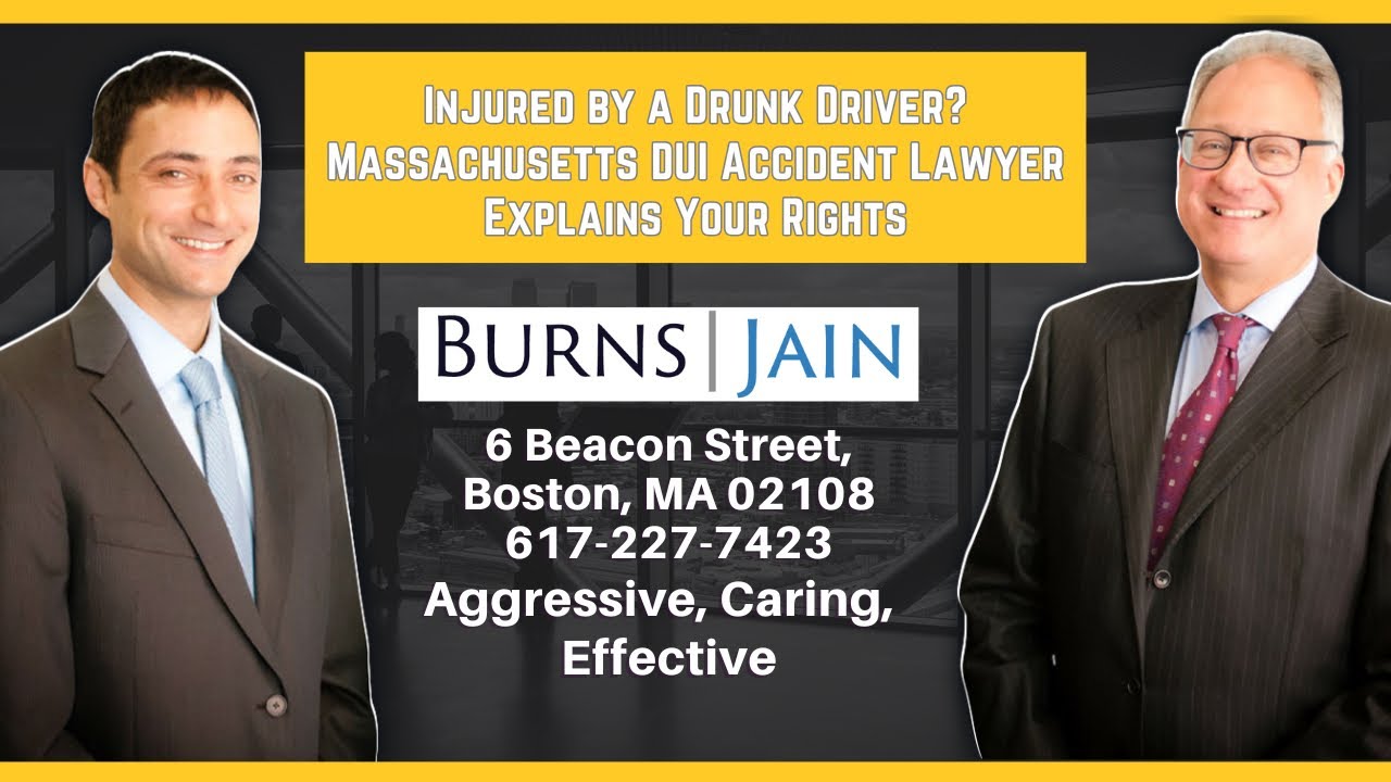 Injured by a Drunk Driver? Massachusetts DUI Accident Lawyer Explains Your Rights