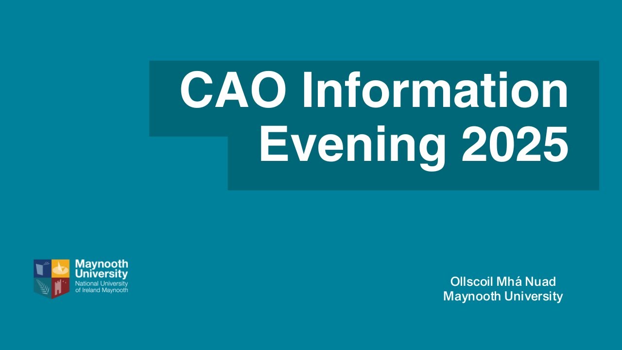 CAO Information Evening - CAO Application Process