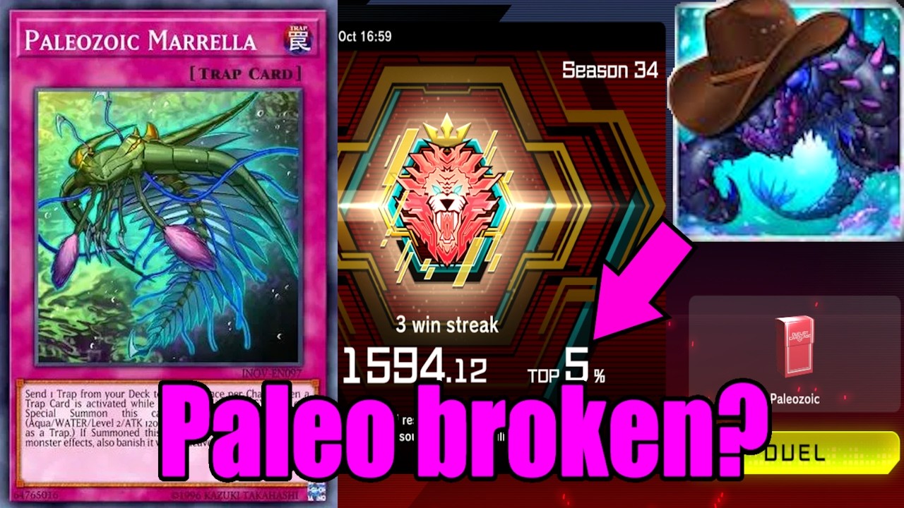 This Paleozoic player reached TOP 5% GLOBAL. Paleo New Tier 1 Deck?
