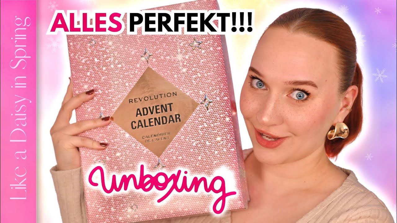 SO MACHT MAN DAS RICHTIG! 👍🏻😍 Revolution ADVENTSKALENDER 2024 Unboxing | LikeADaisyInSpring