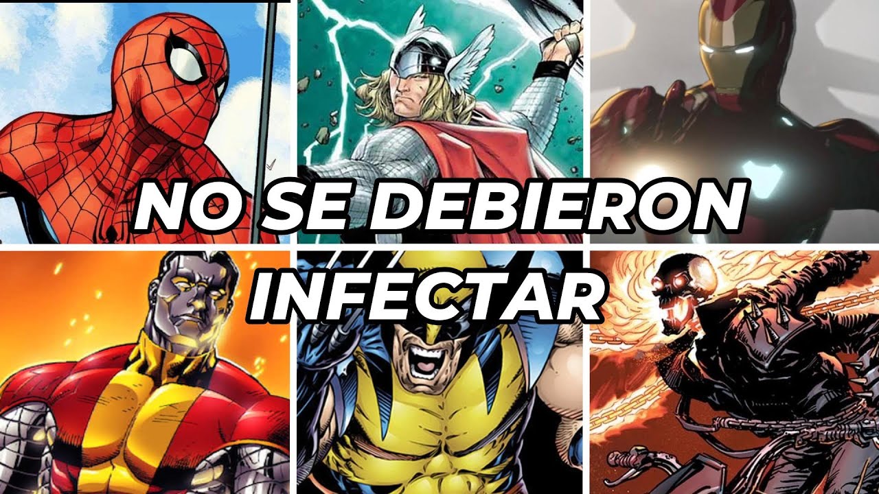 PERSONAJES QUE NO SE DEBIERON INFECTAR EN MARVEL ZOMBIES