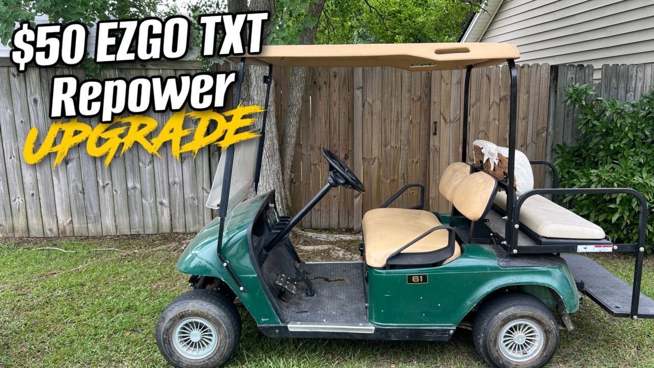 Гольф-кар Ezgo серии TXT стоимостью 50 долларов получает литиевую батарею Repower Flow 36 В | Нед...