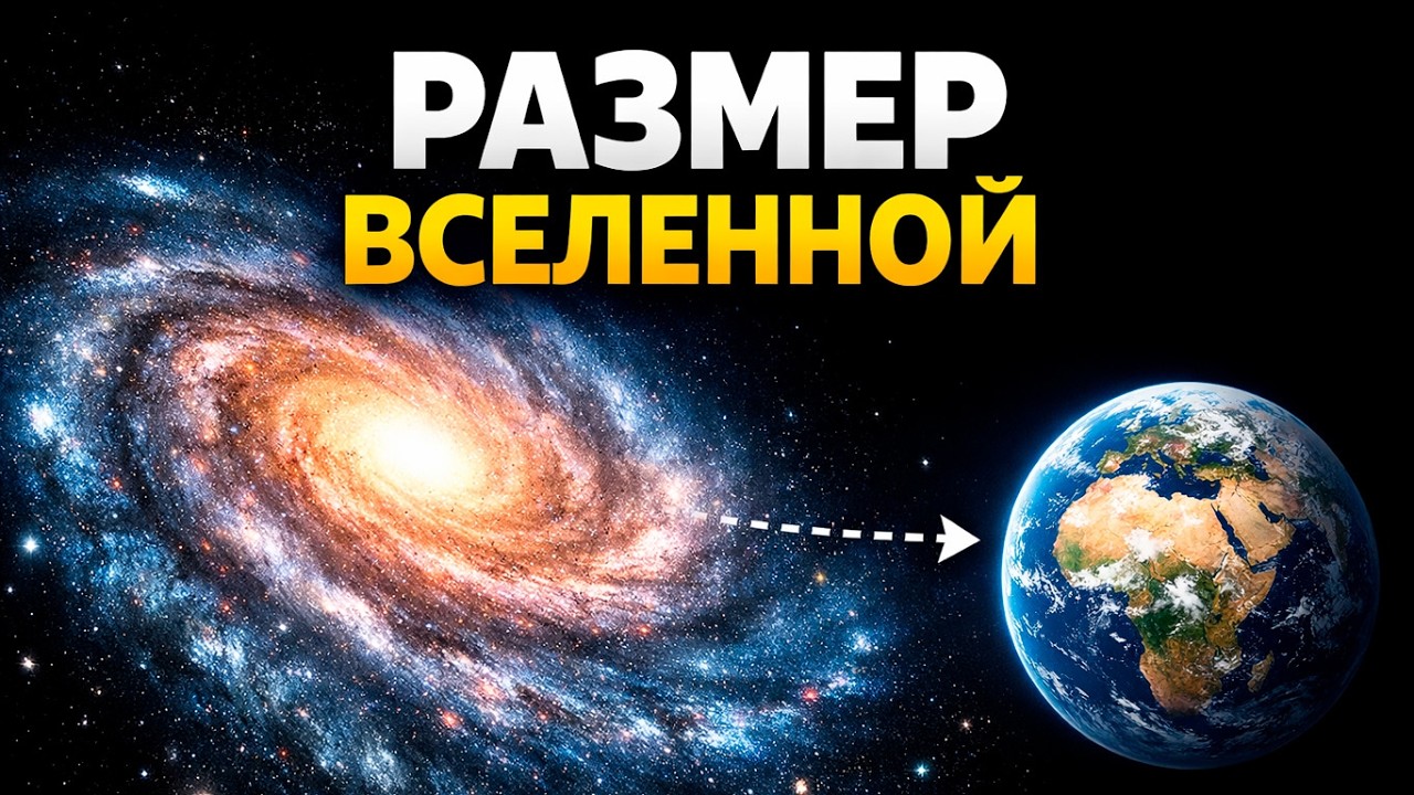 Ты НЕ понимаешь, насколько огромна Вселенная… (и это ломает мозг)