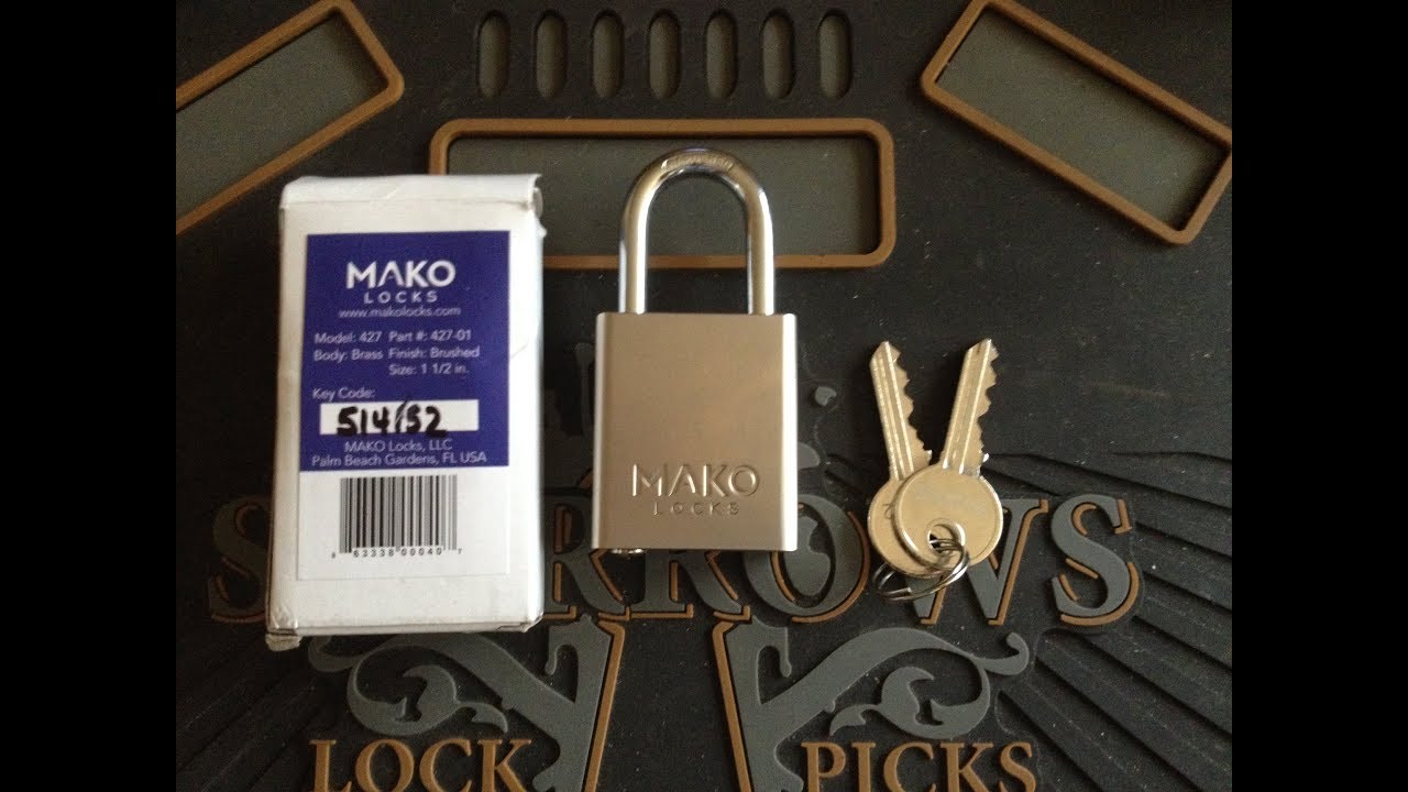 (18) Mako 427 Padlock Picked & Spilled