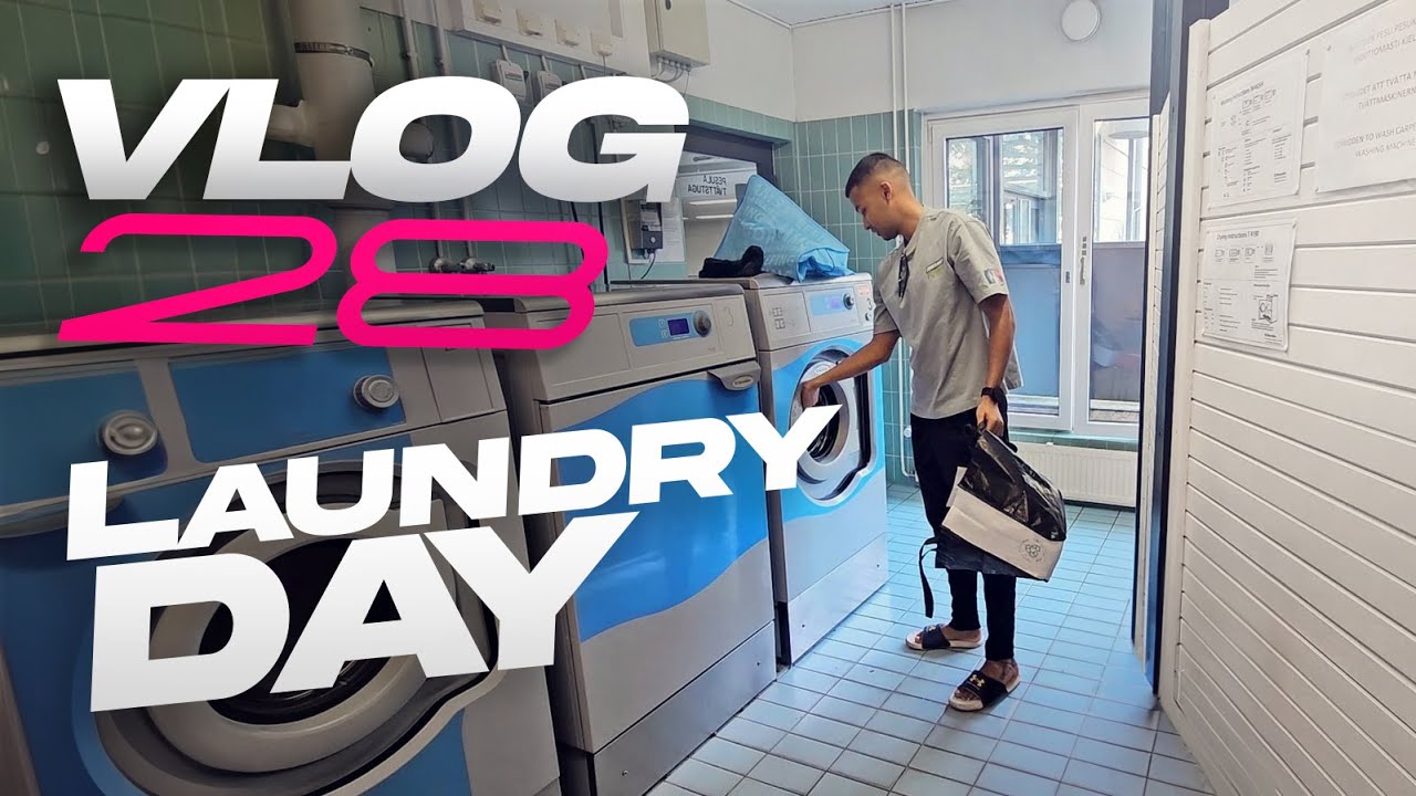 How We Do Laundry in VOAS Student Housing, Vaasa 🇫🇮| Student Life in Finland