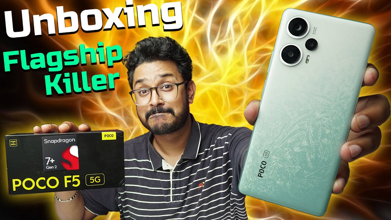 POCO F5 5G unboxing in ಕನ್ನಡ⚡ Flagship Killer, SD 7+ Gen 2, 120Hz AMOLED | Kannada