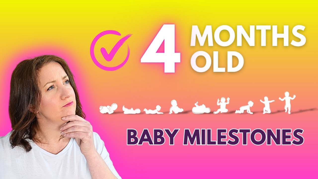 4 MONTH OLD baby milestones (What to expect)