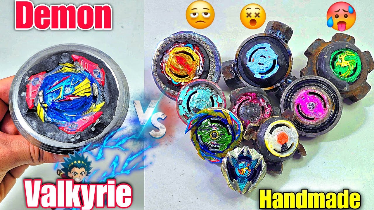 Demon Valkyrie Vs My Top 10 Handmade Beyblades | This Bey Is The Strongest?