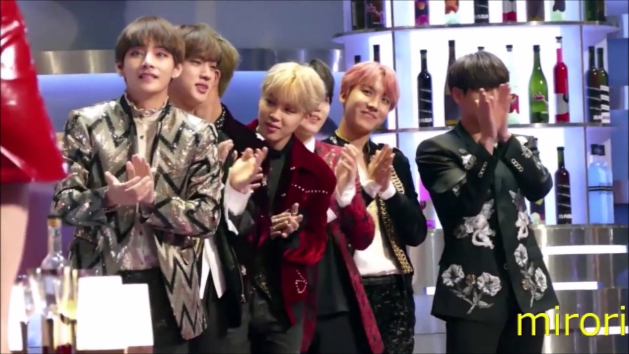 BTS reaction to TWICE (Song of the Year) at MAMA 2016 ver.2