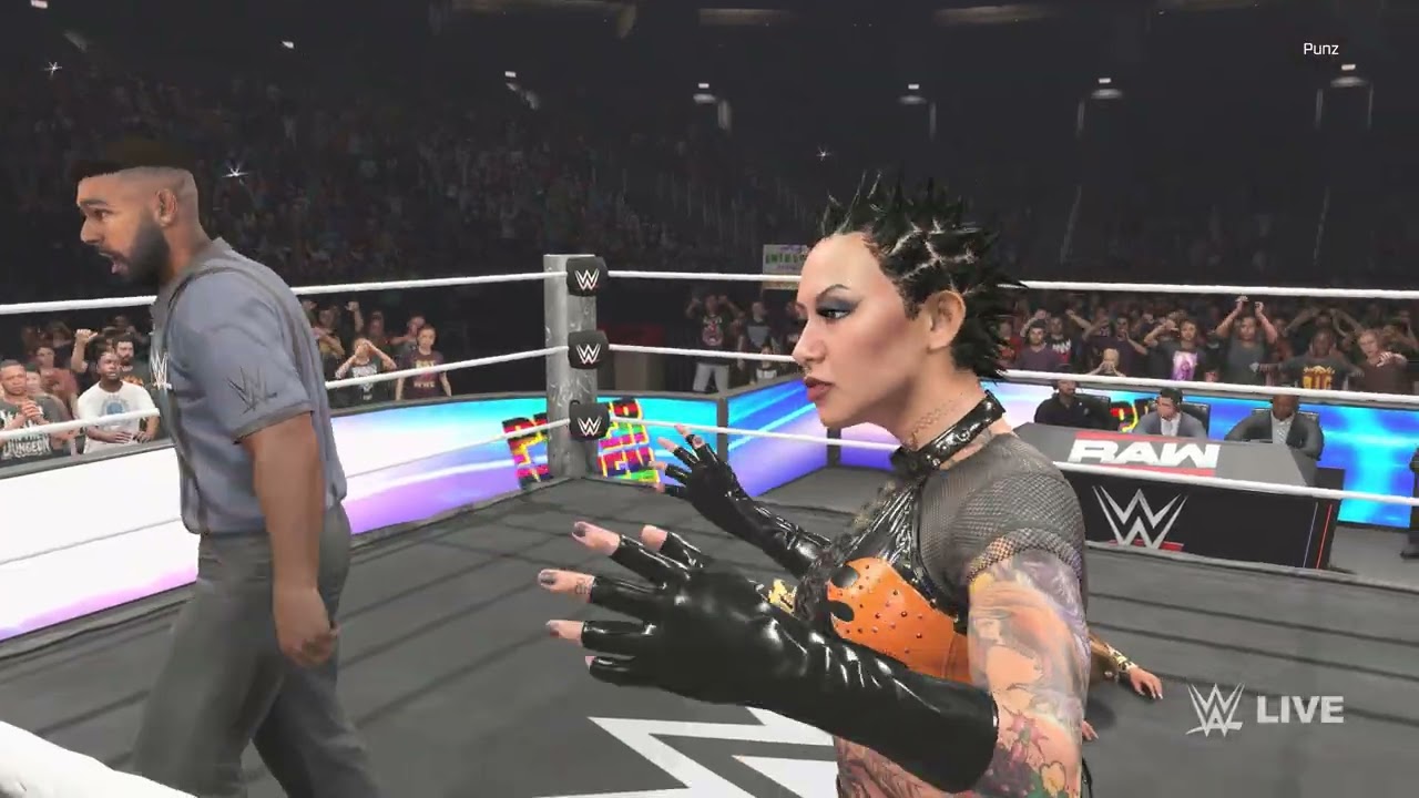 WWE 2K25 - Электра Лопес против Шотзи [МАТЧ с приёмом] [ПОЛНЫЙ МАТЧ]