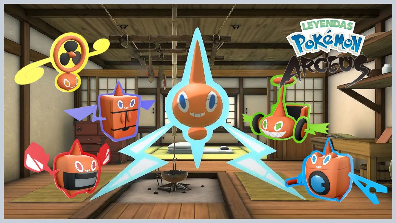 CÓMO CAMBIARLE LA FORMA A ROTOM!! (+ TODAS LAS FORMAS Y ROTOM NORMAL) - POKEMON LEYENDAS DE ARCEUS